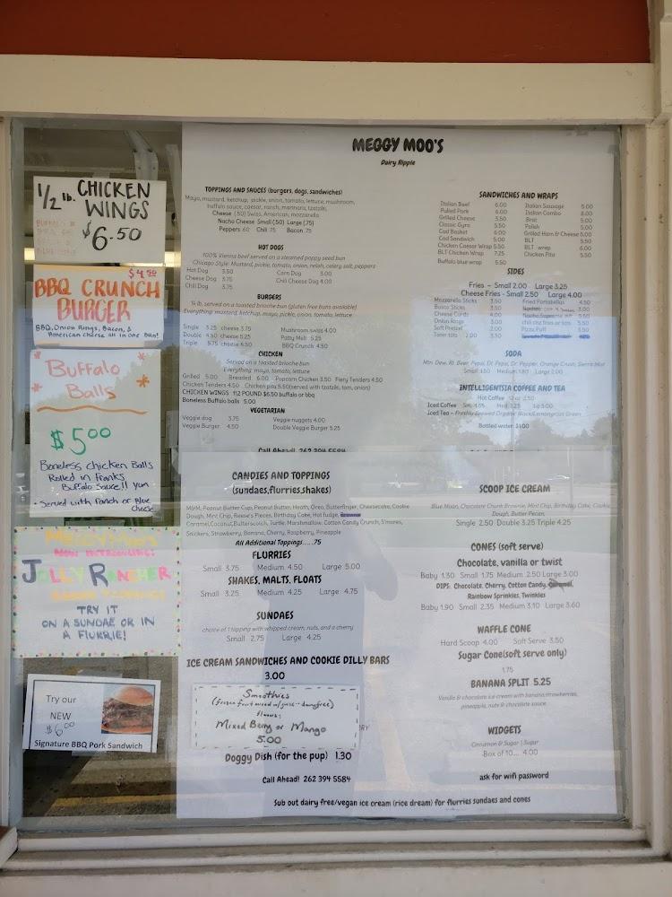 Meggy Moo's Dairy Ripple Menu image 3