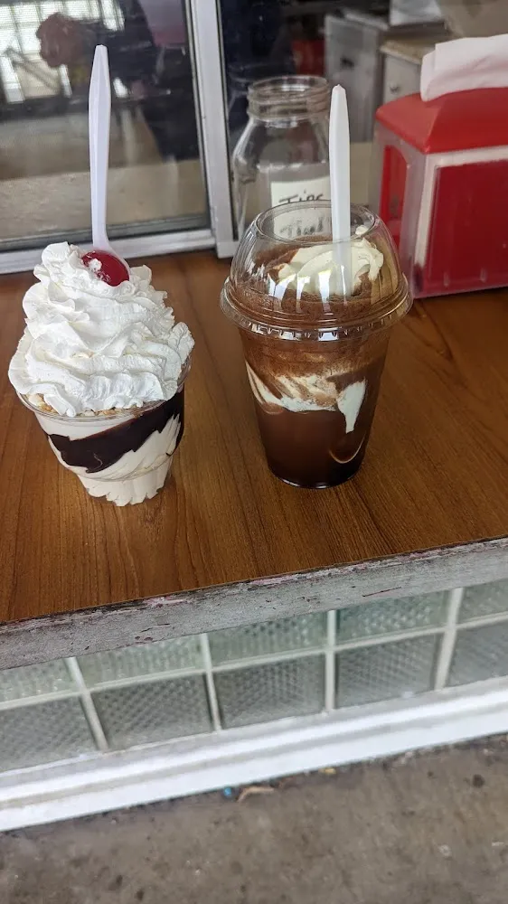 S'Mores Sundae and Chocolate Soda